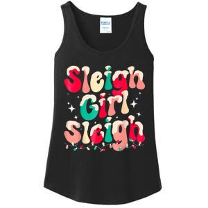 Sleigh Girl Sleigh Christmas Women Pajamas Ladies Essential Tank