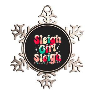 Sleigh Girl Sleigh Christmas Women Pajamas Metallic Star Ornament