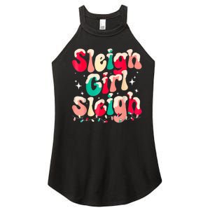 Sleigh Girl Sleigh Christmas Women Pajamas Women's Perfect Tri Rocker Tank