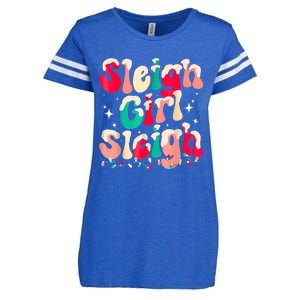 Sleigh Girl Sleigh Christmas Women Pajamas Enza Ladies Jersey Football T-Shirt