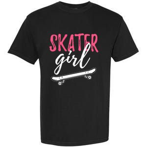 Skater Girl Skateboarding Skateboard Gift Garment-Dyed Heavyweight T-Shirt