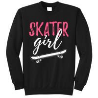 Skater Girl Skateboarding Skateboard Gift Sweatshirt