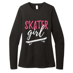 Skater Girl Skateboarding Skateboard Gift Womens CVC Long Sleeve Shirt