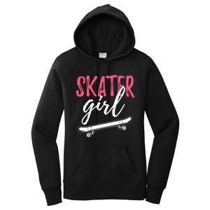 Skater Girl Skateboarding Skateboard Gift Women's Pullover Hoodie