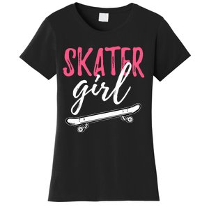 Skater Girl Skateboarding Skateboard Gift Women's T-Shirt