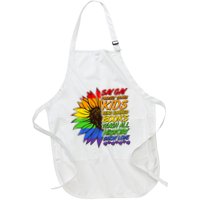 Say Gay Show Love Rainbow Sunflower Apron