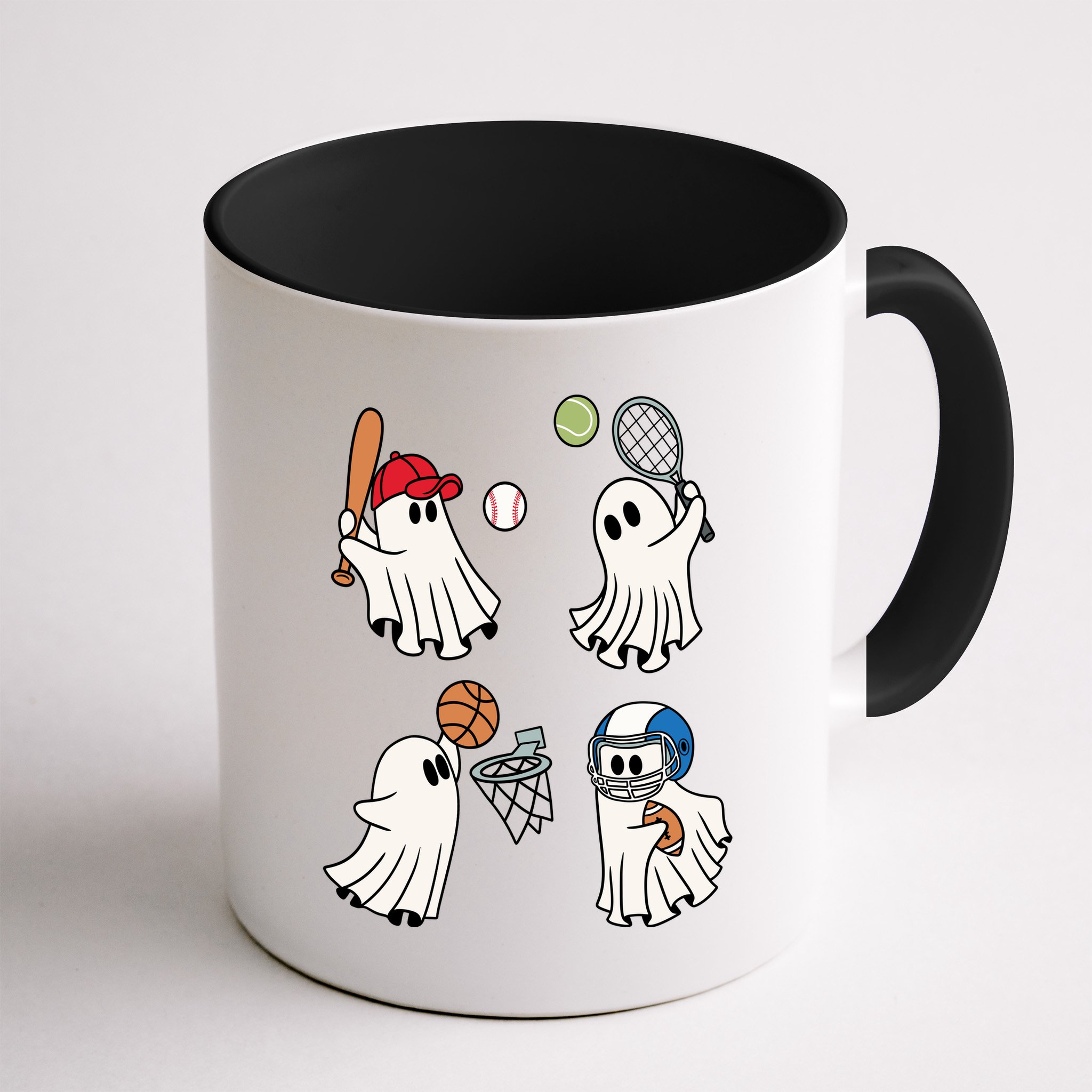 Spooky Ghost Sport Halloween Mug