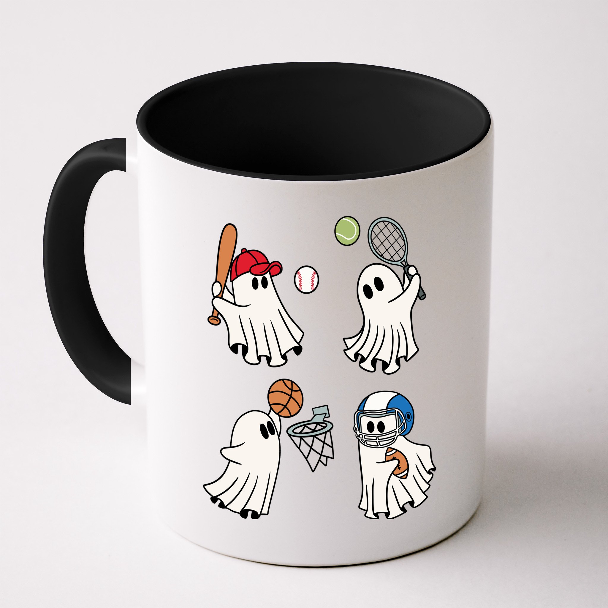 Spooky Ghost Sport Halloween Mug