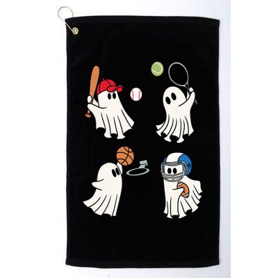 Spooky Ghost Sport Halloween Golf Towel