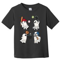 Spooky Ghost Sport Halloween Toddler T-Shirt