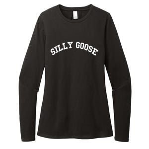 Silly Goose Womens CVC Long Sleeve Shirt