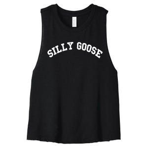 Silly Goose Women's Racerback Cropped Tank