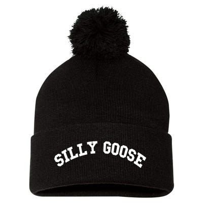 Silly Goose Pom Pom 12in Knit Beanie