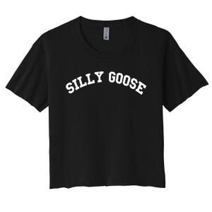 Silly Goose Women's Crop Top Tee