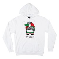 Syrian Girl Syrian Heritage Syria New Flag Hoodie