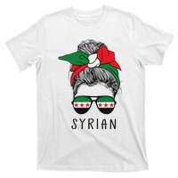 Syrian Girl Syrian Heritage Syria New Flag T-Shirt