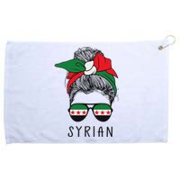 Syrian Girl Syrian Heritage Syria New Flag Grommeted Golf Towel