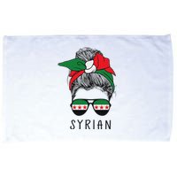 Syrian Girl Syrian Heritage Syria New Flag Microfiber Hand Towel