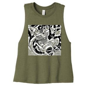 Suzuki Gs1000.... Women's Racerback Cropped Tank