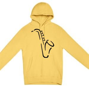 Saxophone Gift Premium Pullover Hoodie