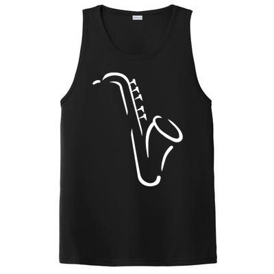 Saxophone Gift PosiCharge Competitor Tank