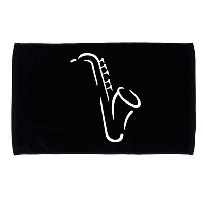 Saxophone Gift Microfiber Hand Towel