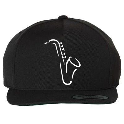 Saxophone Gift Wool Snapback Cap