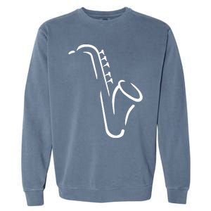 Saxophone Gift Garment-Dyed Sweatshirt