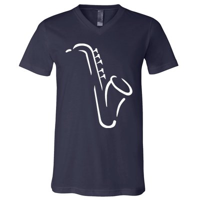 Saxophone Gift V-Neck T-Shirt