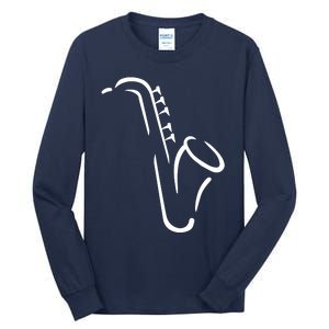 Saxophone Gift Tall Long Sleeve T-Shirt