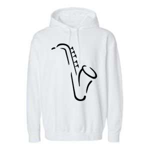 Saxophone Gift Garment-Dyed Fleece Hoodie