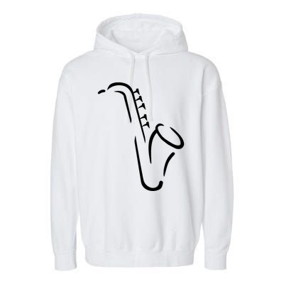 Saxophone Gift Garment-Dyed Fleece Hoodie