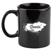 Saucin Gift 11oz C Handle Ceramic Mug
