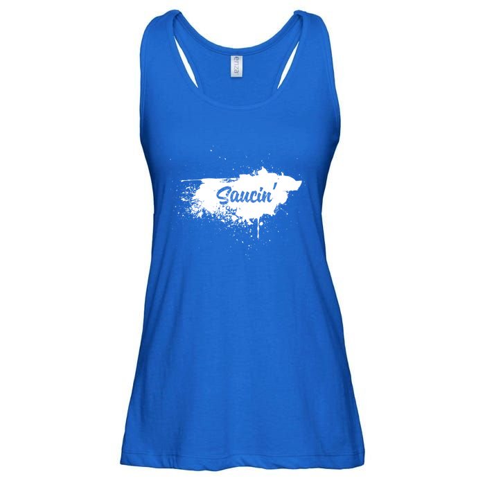 Saucin Gift Ladies Essential Flowy Tank