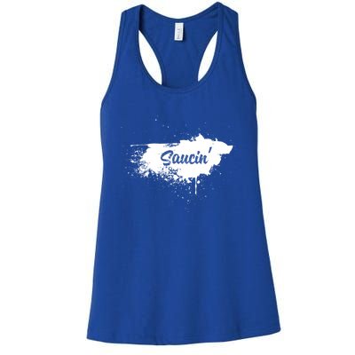 Saucin Gift Women's Racerback Tank