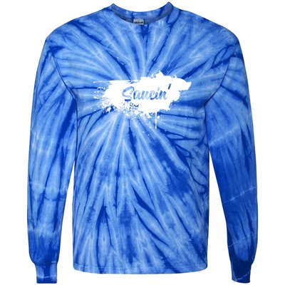 Saucin Gift Tie-Dye Long Sleeve Shirt