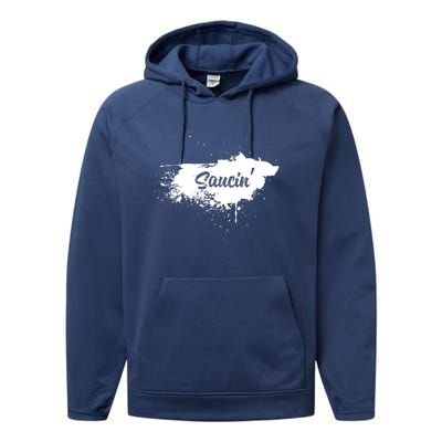 Saucin Gift Performance Fleece Hoodie