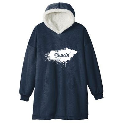 Saucin Gift Hooded Wearable Blanket