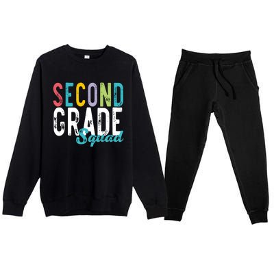 Second Grade Squad Premium Crewneck Sweatsuit Set