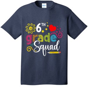 Sixth Grade Squad Back To School 6th Grader Teacher Kid T-Shirt