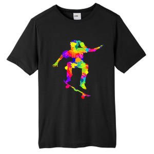 Skater Girl Skateboarder Girl Skateboarding Tall Fusion ChromaSoft Performance T-Shirt