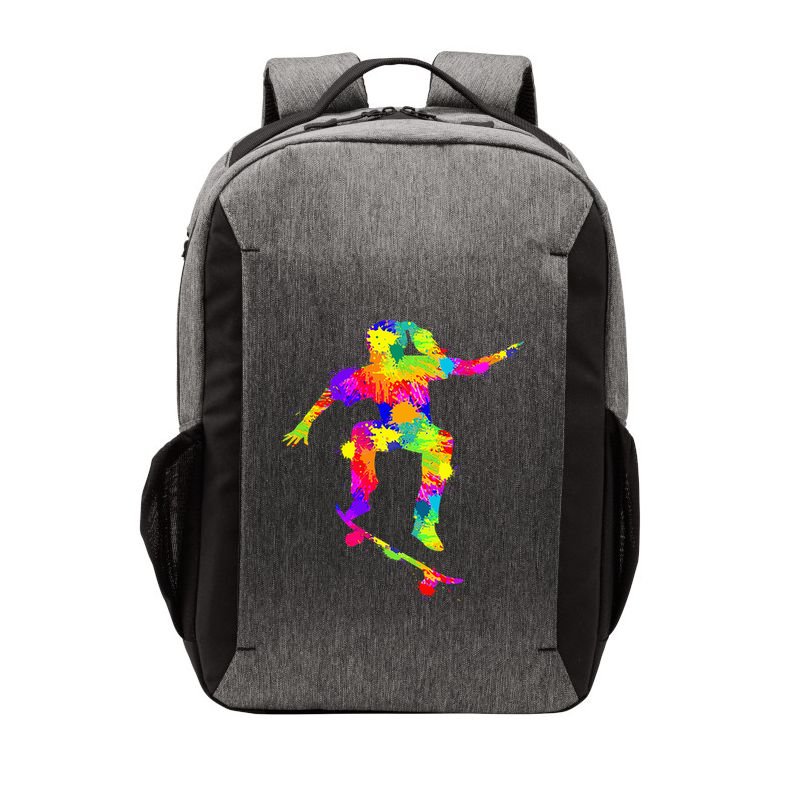 Skater Girl Skateboarder Girl Skateboarding Vector Backpack
