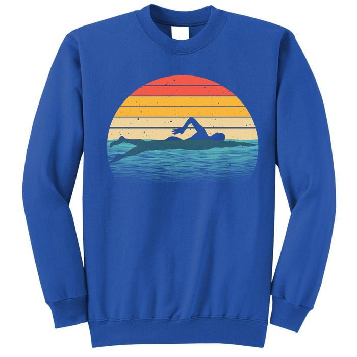 Swimming Gift Swimmer Swim Coach Gift Tall Sweatshirt