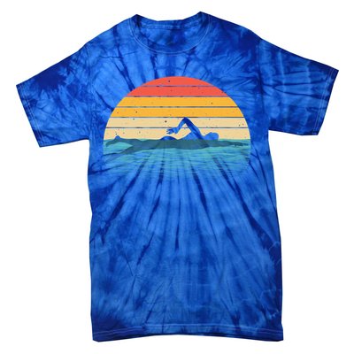 Swimming Gift Swimmer Swim Coach Gift Tie-Dye T-Shirt