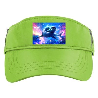 Space Galaxy Shark In Sea Ocean Of Stars Adult Drive Performance Visor