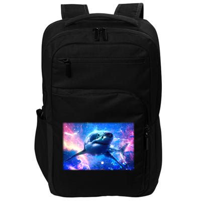 Space Galaxy Shark In Sea Ocean Of Stars Impact Tech Backpack