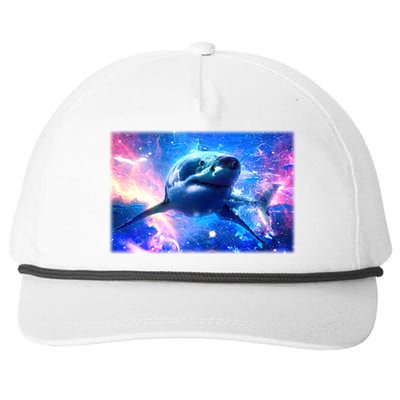 Space Galaxy Shark In Sea Ocean Of Stars Snapback Five-Panel Rope Hat