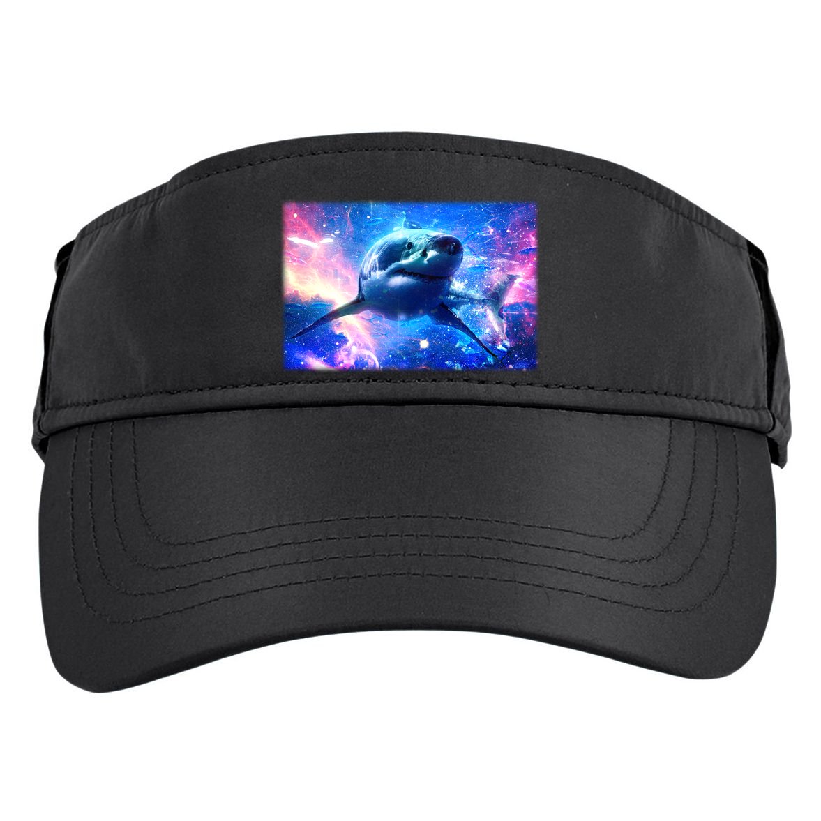 Space Galaxy Shark In Sea Ocean Of Stars Adult Drive Performance Visor