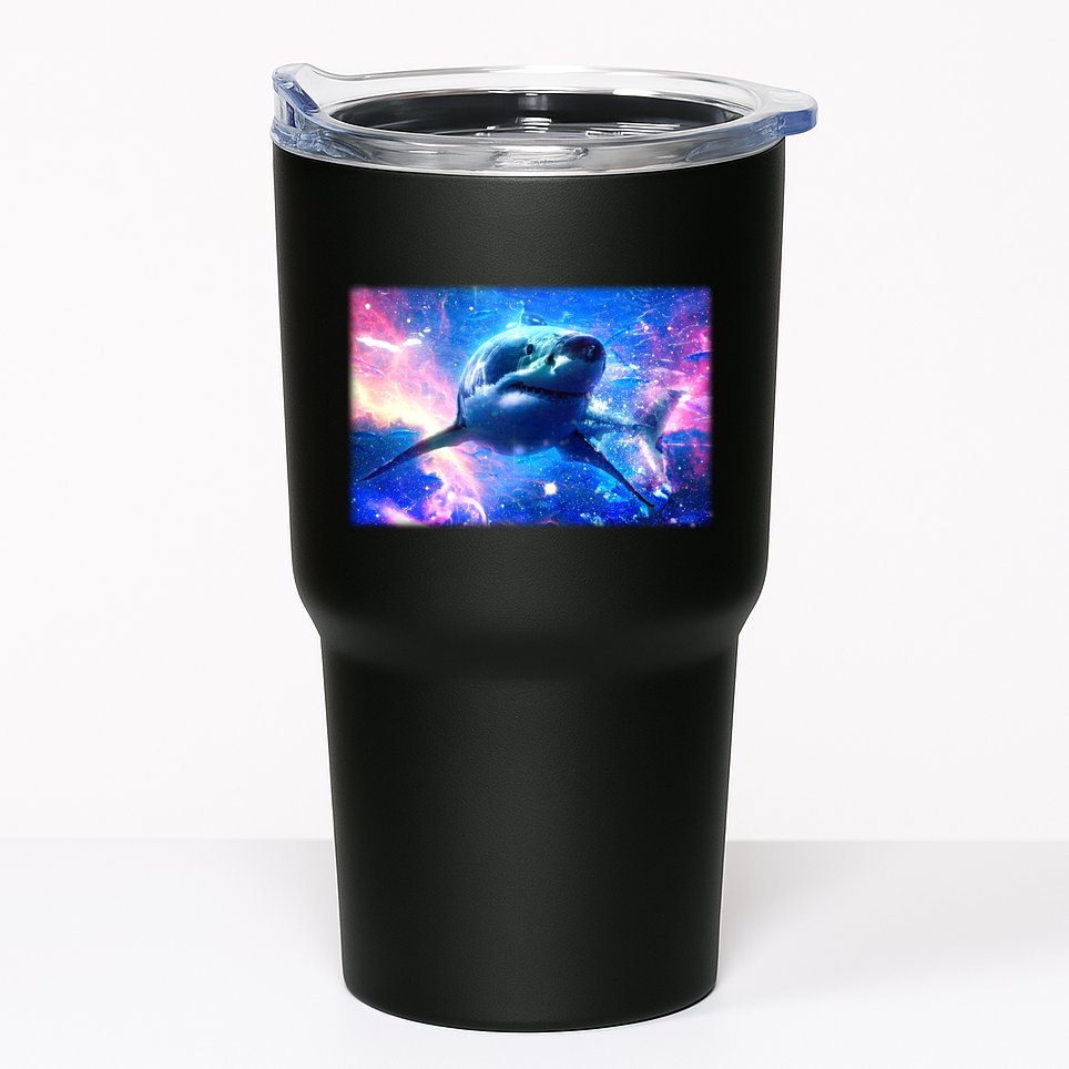 Space Galaxy Shark In Sea Ocean Of Stars Tumbler