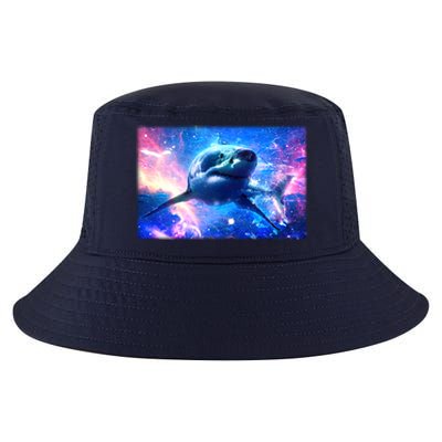 Space Galaxy Shark In Sea Ocean Of Stars Cool Comfort Performance Bucket Hat